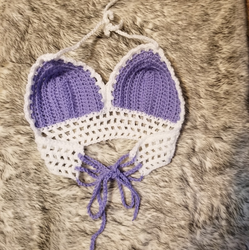 Crochet Bralette/Bikini Handmade - Picture 5 of 10